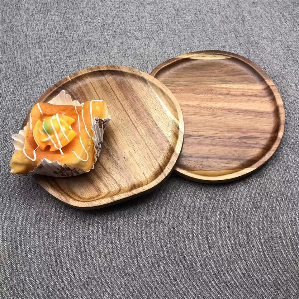 Acacia Wood Dinner Plates
